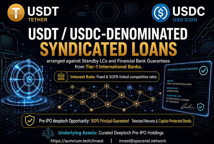 Syndicated Loans Tokenized Notes Bonds